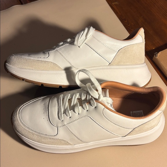 Fitflop White and Tan Casual Shoes - Picture 3 of 8